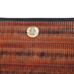 RI2K LONDON Genuine Tan Multicolour Leather Zip Around Purse