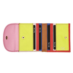 RI2K LONDON Genuine Leather Multicolour Bi Fold Purse