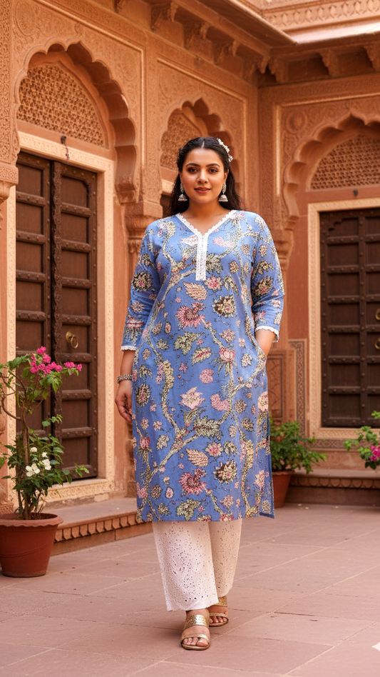 Modern Classic Plus Size Kurta