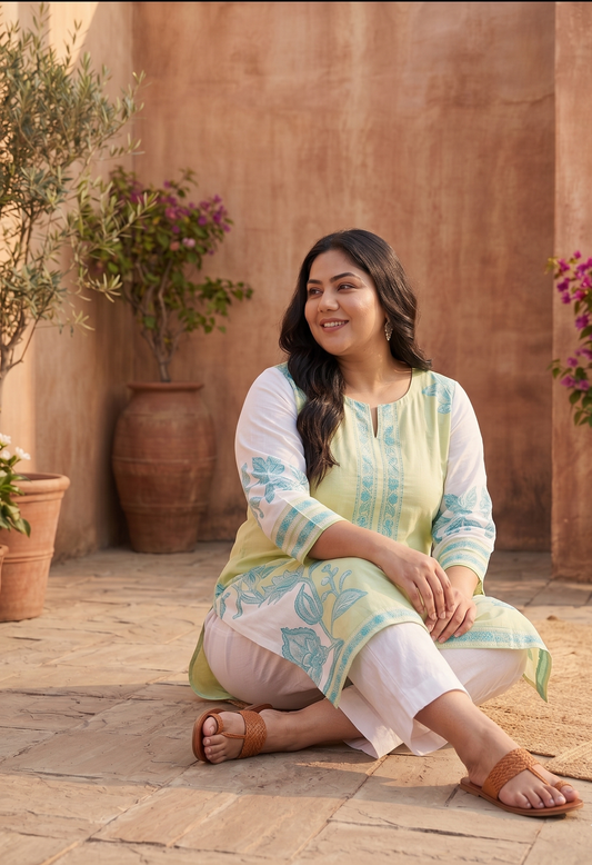 Panel Plus Size Kurta