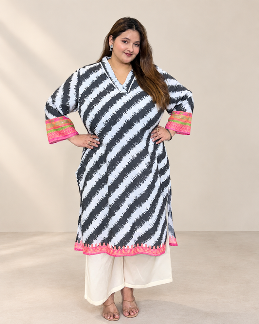Plus Size  A-Line Kurta