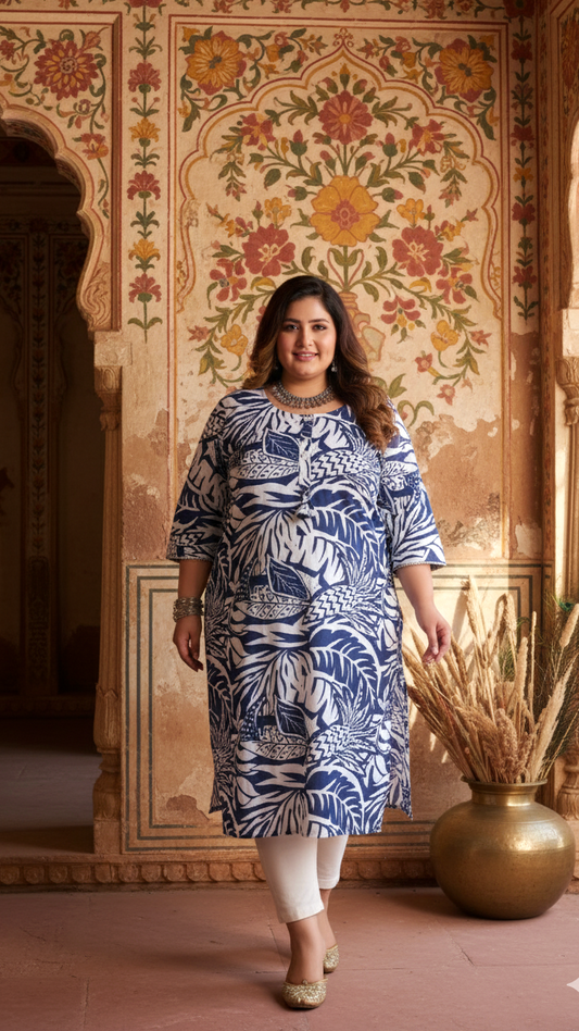 Soothing Style Plus Size Kurta