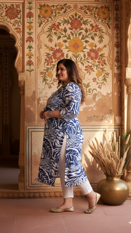 Soothing Style Plus Size Kurta