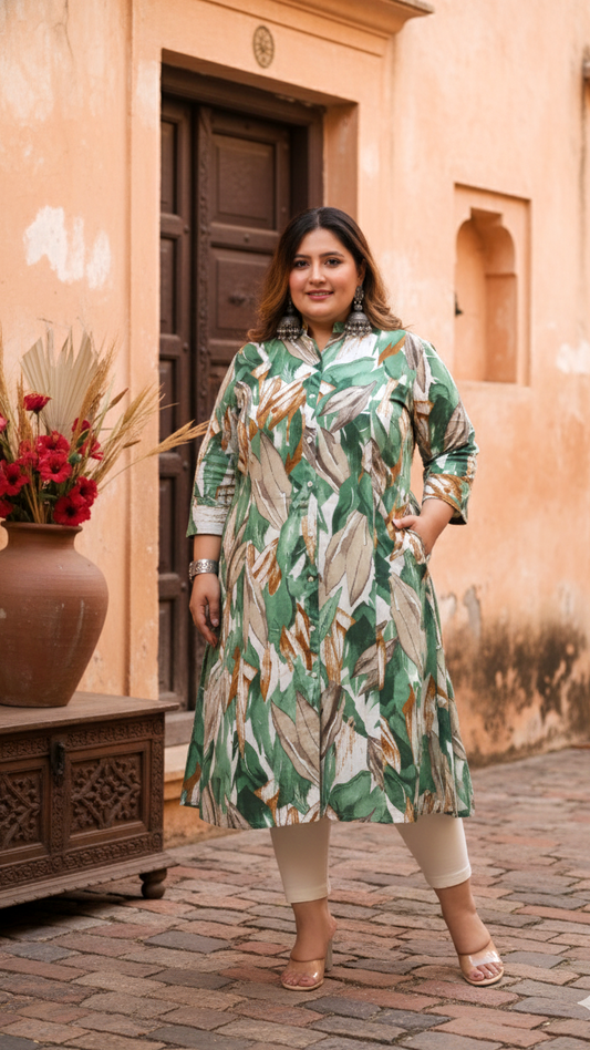 Classic Fit Plus Size Kurta