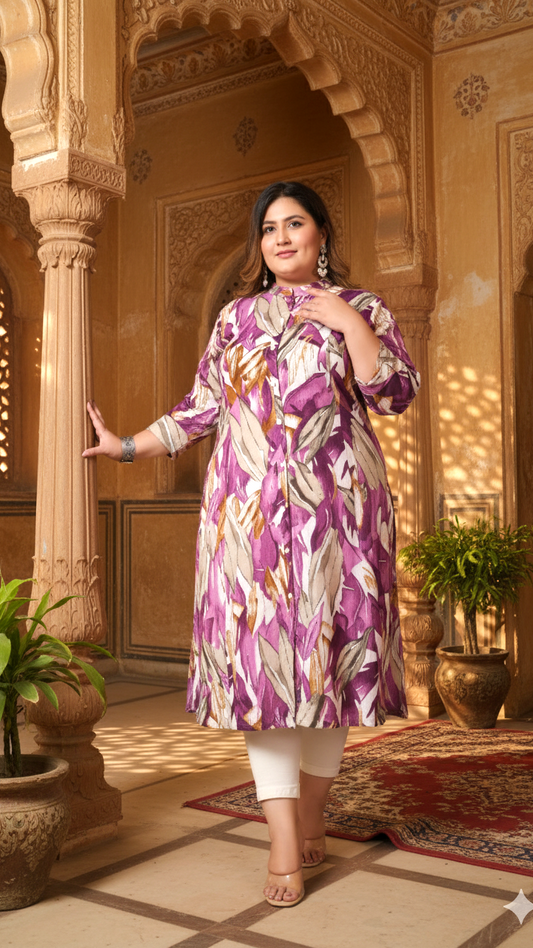 Traditional Charm Plus Size Kurta