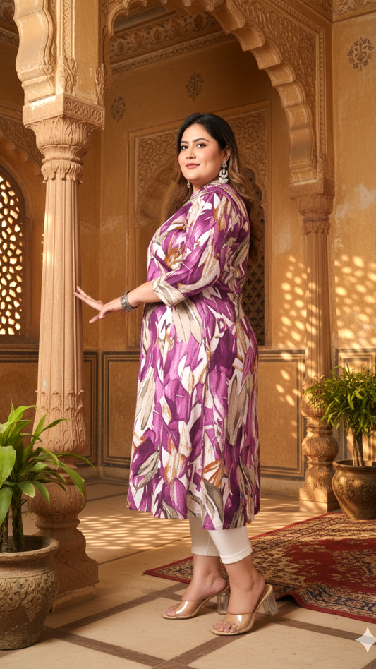 Traditional Charm Plus Size Kurta