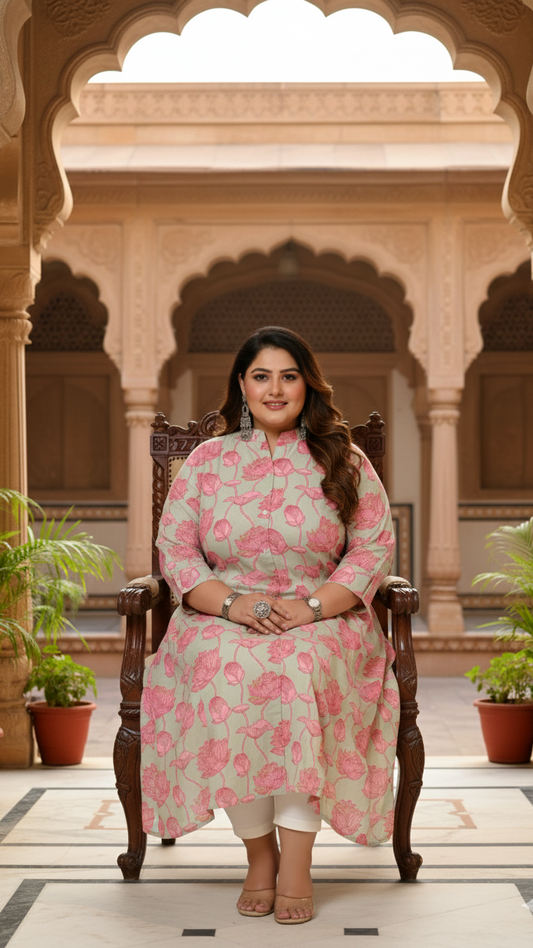 Desi Diva Plus Size Kurta