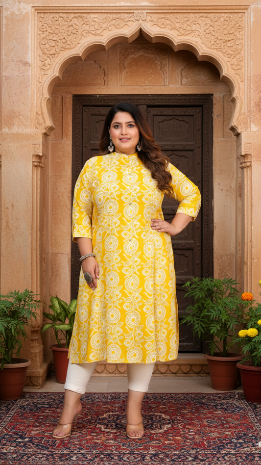 Office Ready Plus Size Kurta