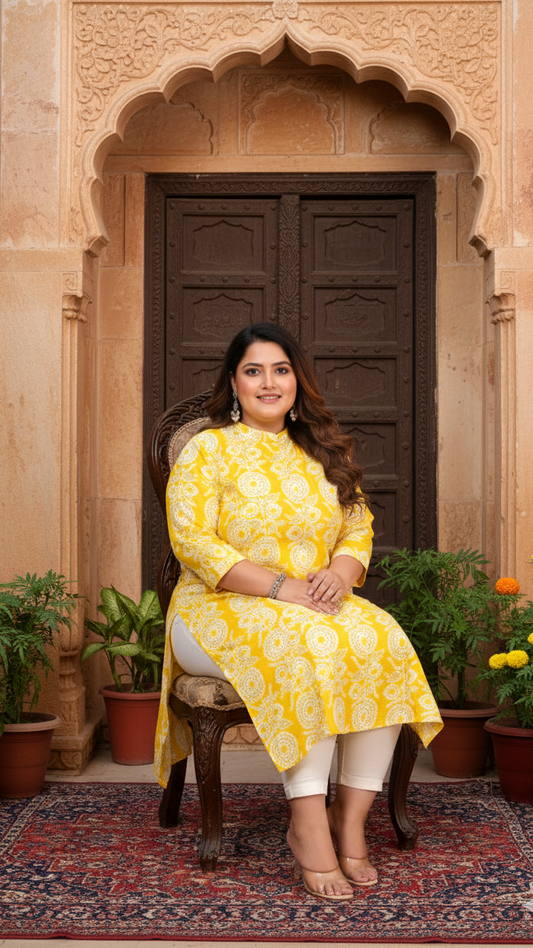 Office Ready Plus Size Kurta