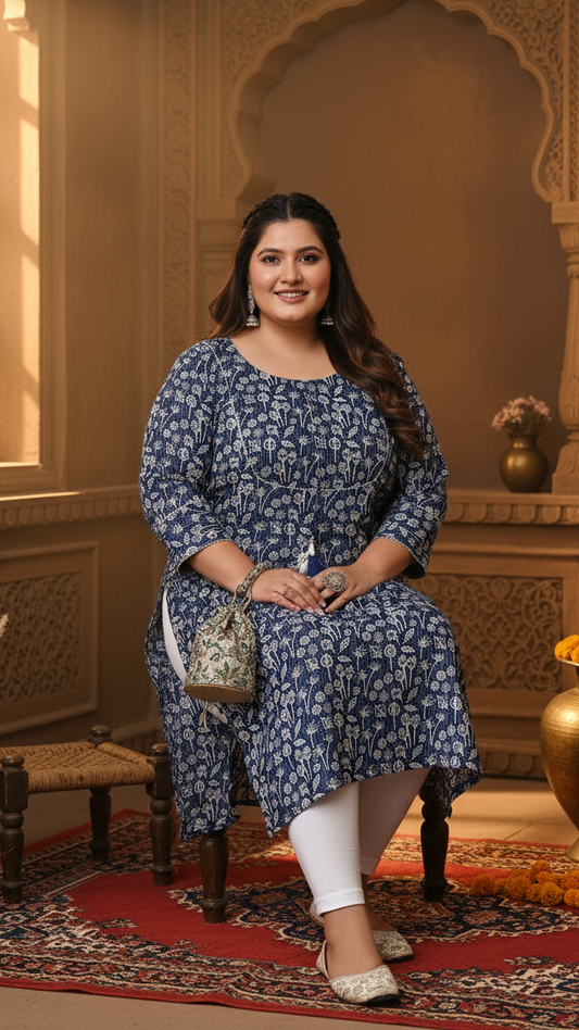 Pure Elegance Plus Size Kurta