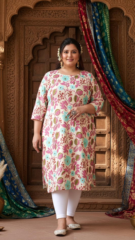 Graceful Look Plus Size Kurta