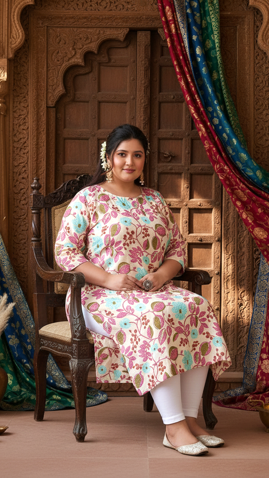 Graceful Look Plus Size Kurta