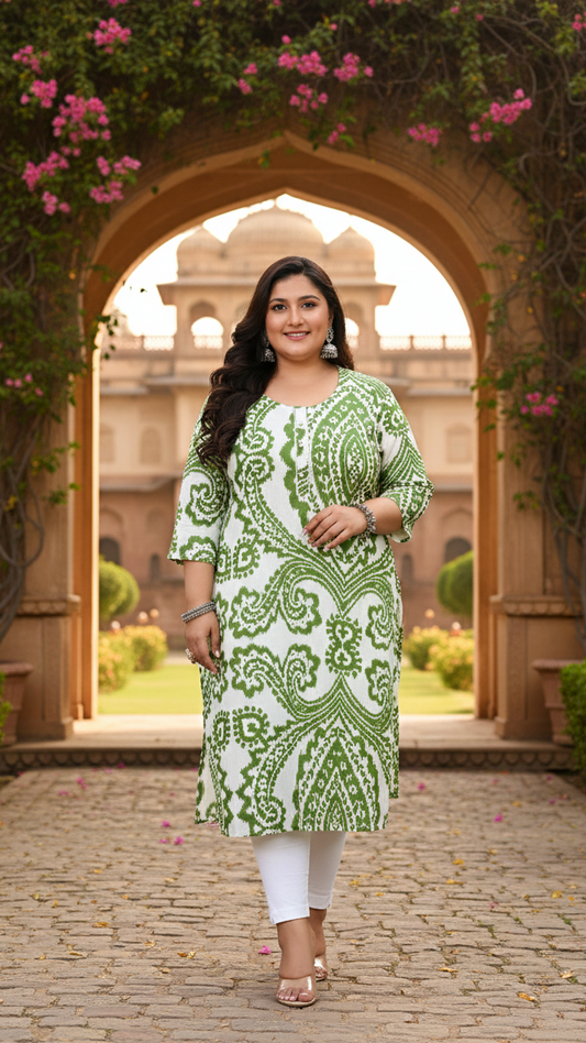 Festive Glow Plus Size Kurta