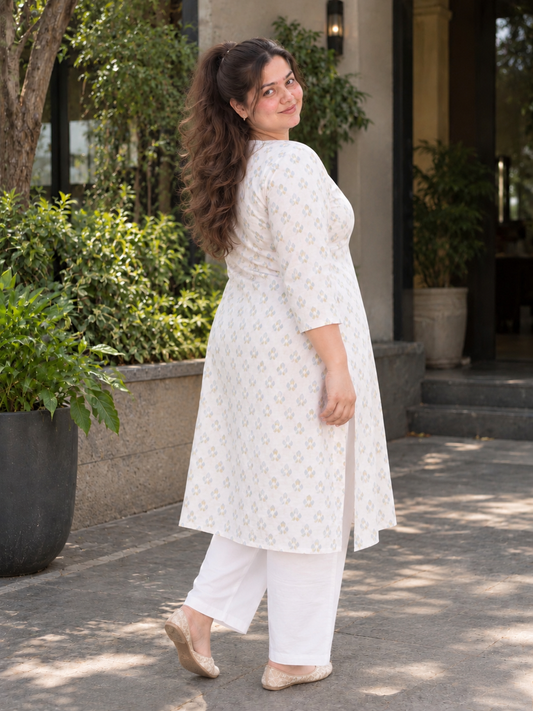 Zari Buti Kurti