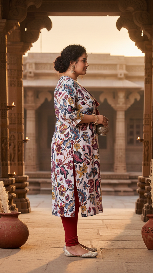 Classic Charm Plus Size Kurta