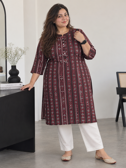 Rekha Ikat Kurti