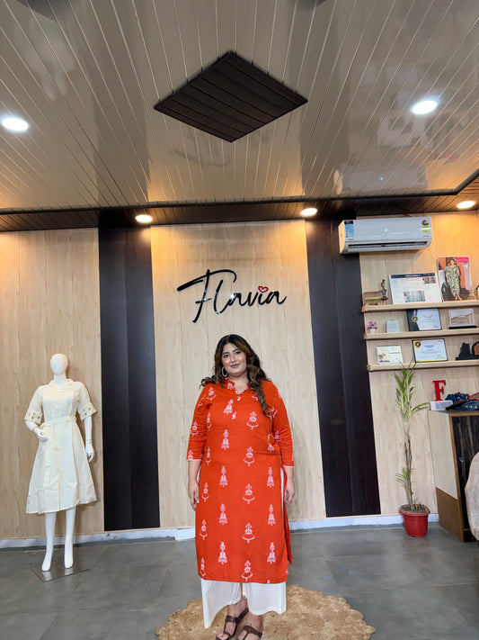 Rangrekha Printed Kurti
