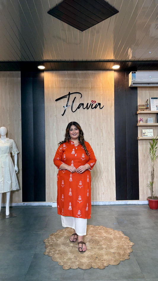 Rangrekha Printed Kurti