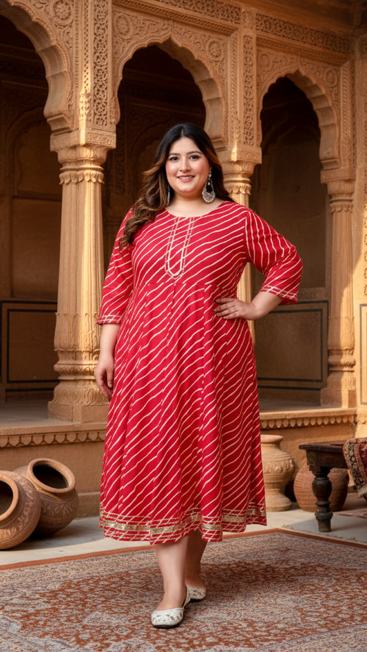 Classic Beauty Plus Size Stylish Gown