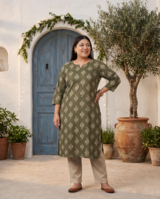 Anaar Motif Kurti