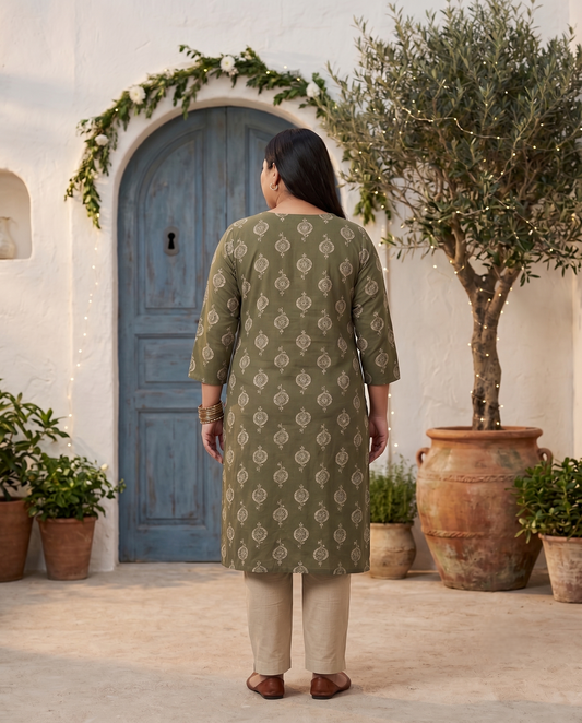Anaar Motif Kurti
