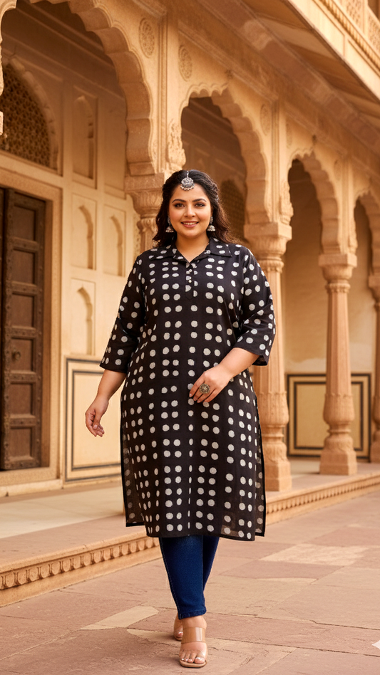 Elegant Essence Plus Size Kurta
