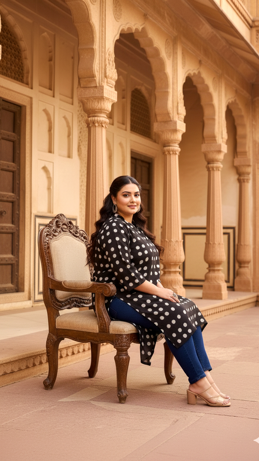 Elegant Essence Plus Size Kurta