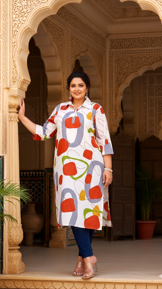 Radiant Charm Plus Size Kurta