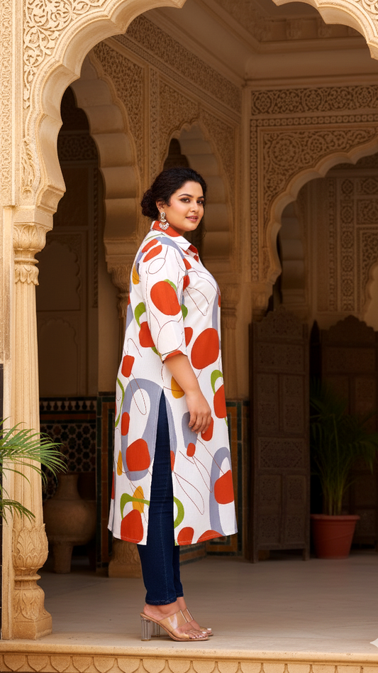 Radiant Charm Plus Size Kurta
