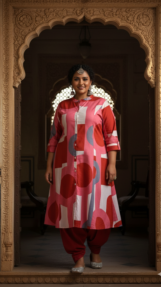 Traditional Grace Plus Size Kurta