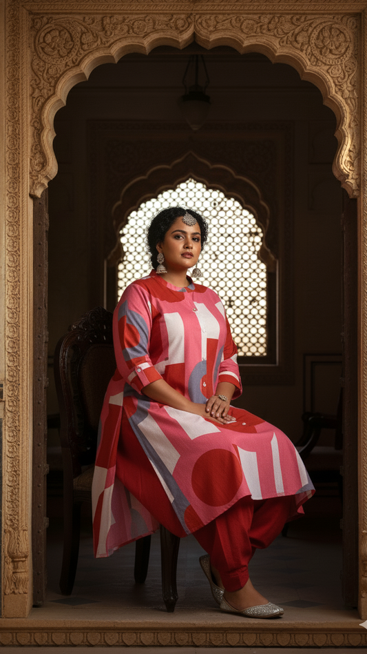 Traditional Grace Plus Size Kurta