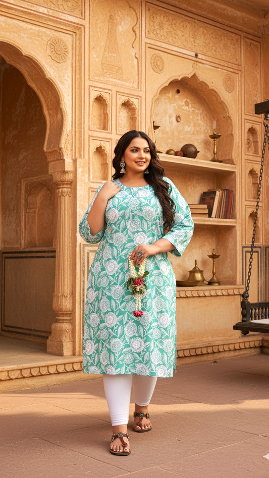 Dreamy Style Plus Size Kurta