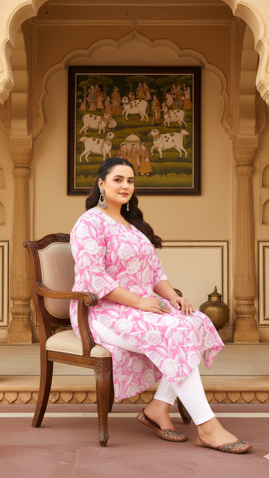 Effortless Look Plus Size Kurta
