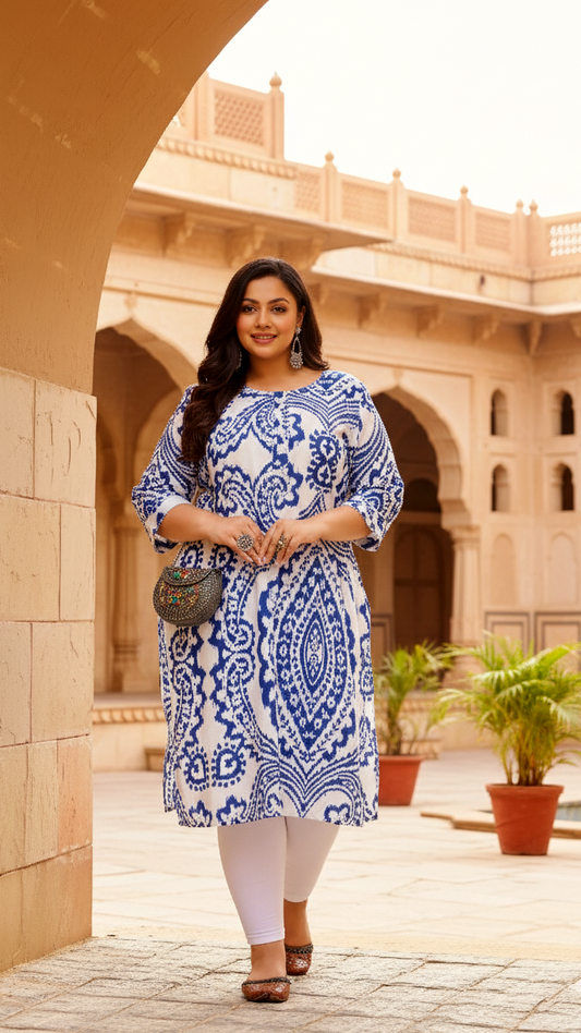 Stunning Aura Plus Size Kurta