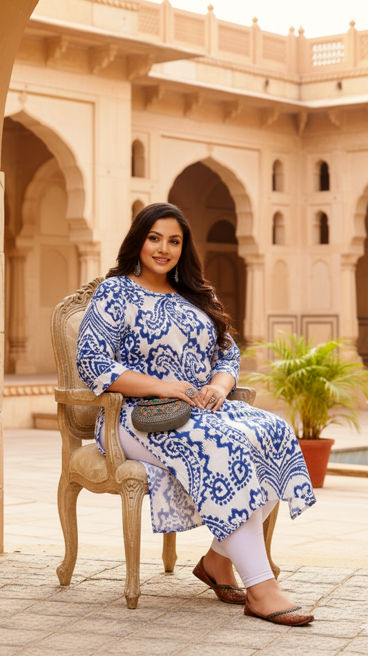 Stunning Aura Plus Size Kurta