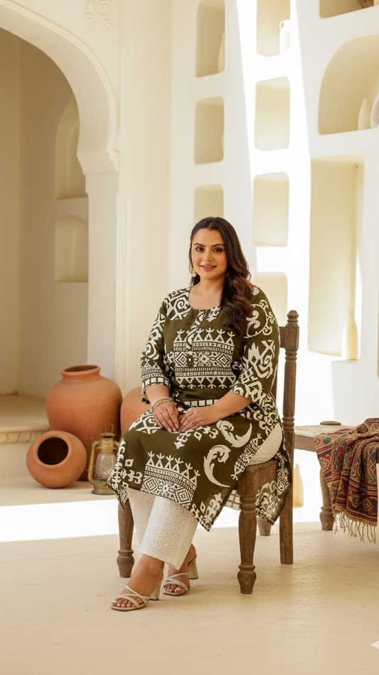 All-Day Style Plus Size Kurta