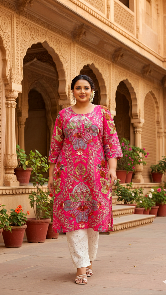 Fresh Vibe Plus Size Kurta