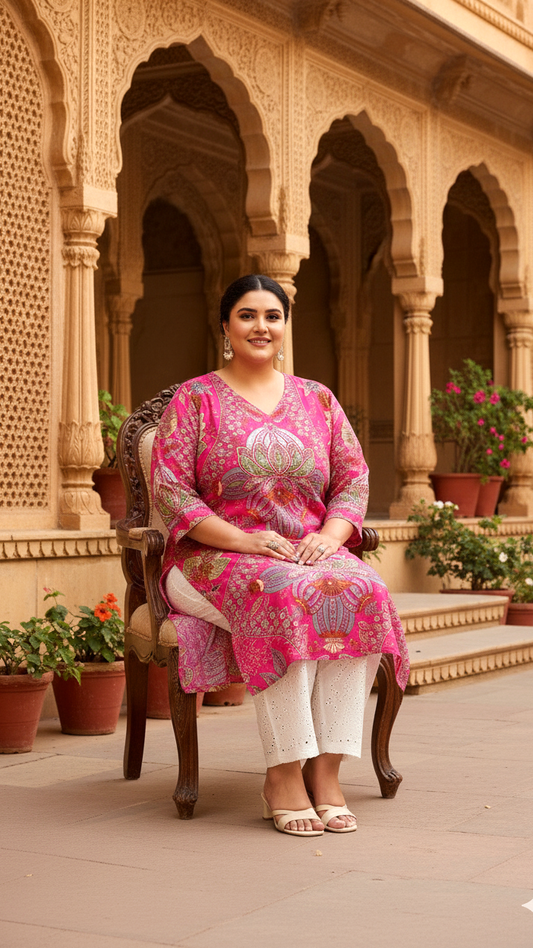 Fresh Vibe Plus Size Kurta