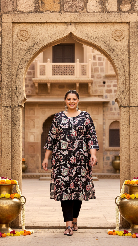 Elegant Festive Plus Size Kurta