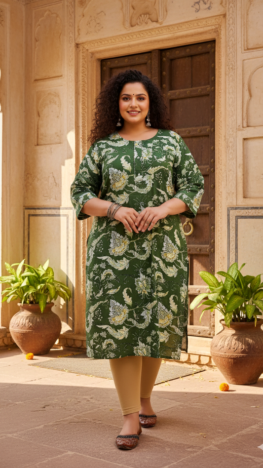 Dazzling Look Plus Size Kurta