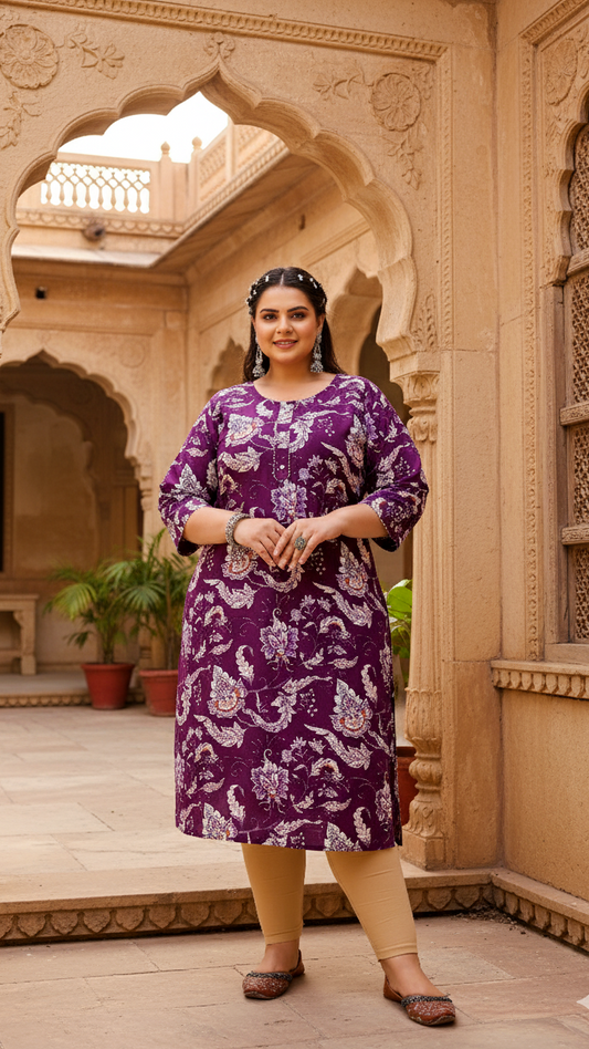 Ethnic Bloom Plus Size Kurta
