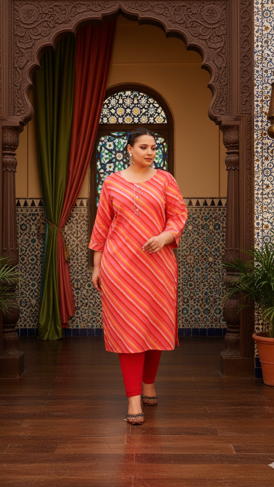 Graceful Glam Plus Size Kurta