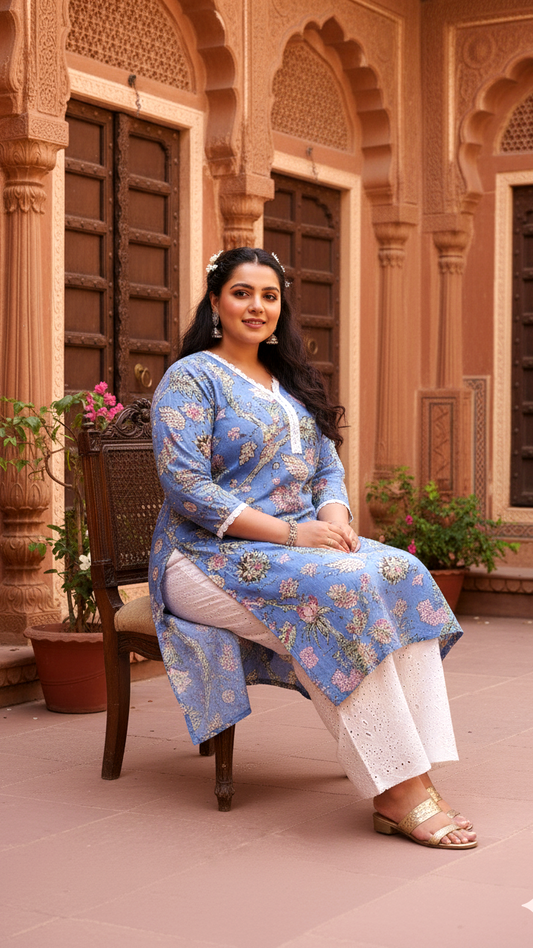 Modern Classic Plus Size Kurta