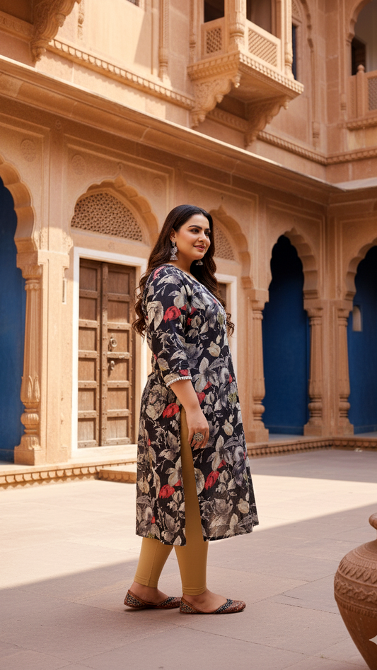 Breezy Look Plus Size Kurta
