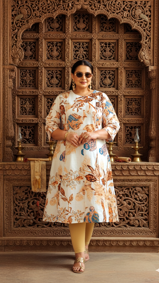 Vibrant Touch Plus Size Kurta