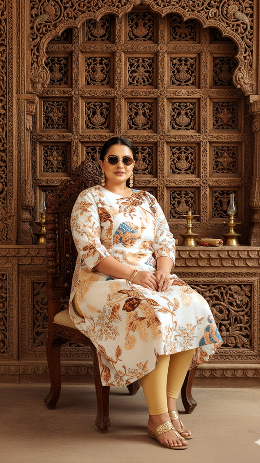 Vibrant Touch Plus Size Kurta