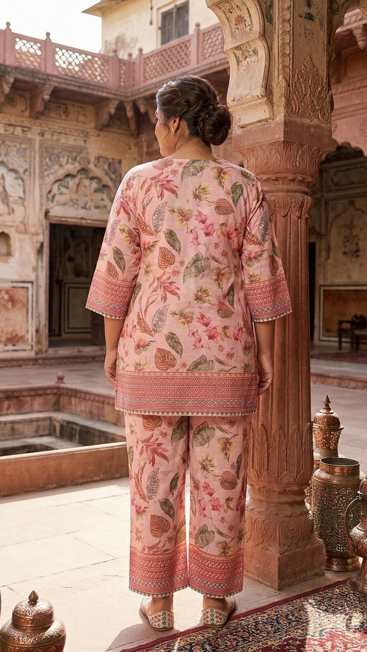 Gulnaar Poetry Lounge Co-ord Set