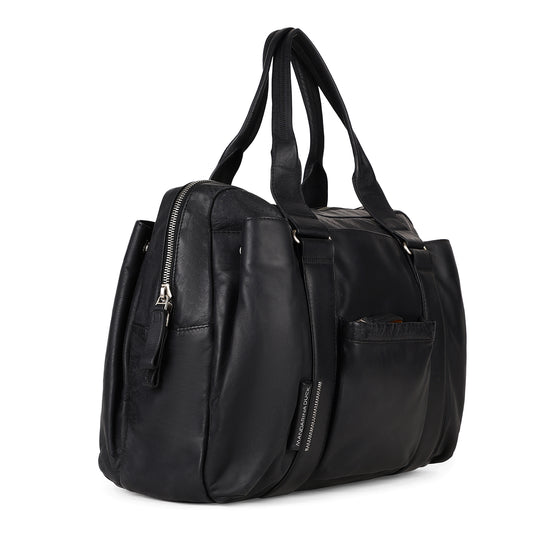 Mandarina Duck Grace Collection Limited Edition Black Geniune Leather Office Bag