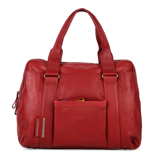 Mandarina Duck Grace Collection Limited Edition Red Geniune Leather Office Bag