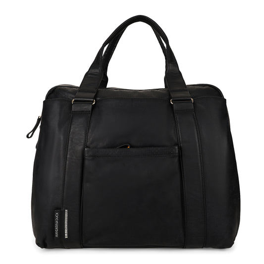 Mandarina Duck Grace Collection Limited Edition Black Geniune Leather Laptop Bag